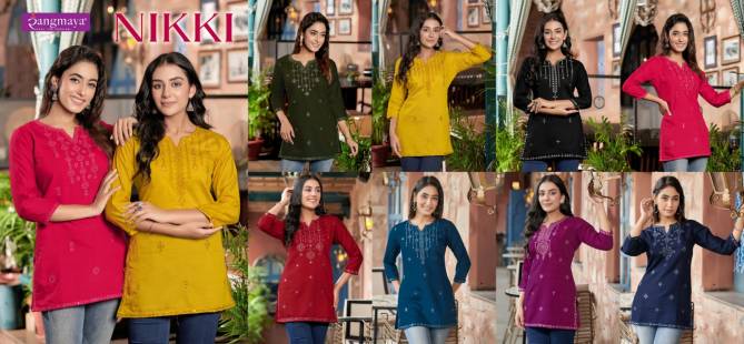 Nikki By Rangmaya Tunic Style Ladies Top Wholesale Price In Surat